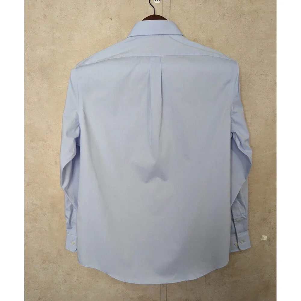 Lauren Ralph Lauren Black Label Shirt Mens L Blue Regular Fit Stretch NWOT - Picture 3 of 9